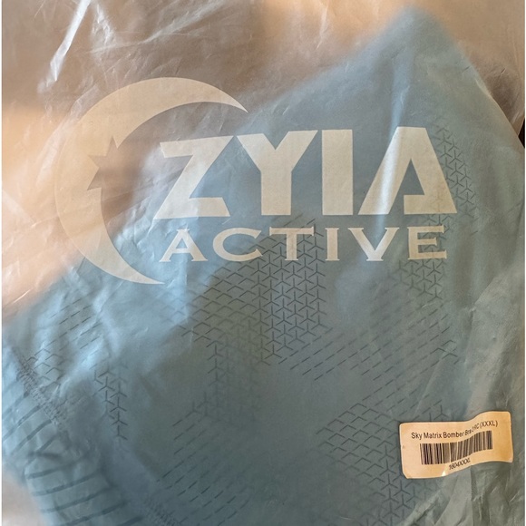 ZYIA Other - Zyia active sky matrix bomber bra